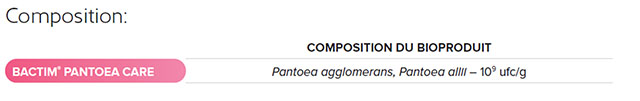 Bactim Pantoea Care label 1